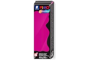 STAEDTLER FIMO Professional - Pasta modellabile per Forno (Blocco Grande 454 g (1 lb)), Colore: Magenta Puro