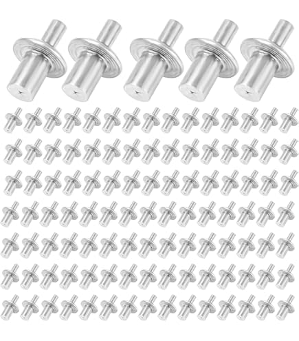 GOEBEL Hammerschlagblindnieten 4,8x35mm - 250 Stück Alu/Edelstahl Für Dachbau & Handwerk
