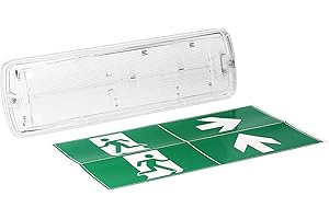 Orno METU LED Panneau de sortie d'urgence lumineux - Batterie LiFePO4 intégrée 2,7W - 3H - IP65-6000K