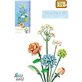 Loz Dekoratif ve Koleksiyonluk &Ccedil;i&ccedil;ek Buketi 680 Par&ccedil;a &Ccedil;i&ccedil;ek Modeli Yapım Seti FFLZ-1671
