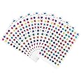 Toyvian 960 Counts 1cm Self Adhesive Shiny Sparkle Star Stickers Kids Students Rewards Teachers Supplies for Home, School, DIY and Office Decoration Assorted Colors