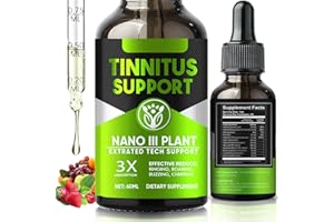 CHINOXIA Tinnitus Relief for Ringing Ears, 60 ML Ear Drops, Natural Tinnitus Relief Drop, Support for Ringing & Noise Reduction, Soothes Discomfort & Improve Hearing, Gentle and Portable, High Absorbability