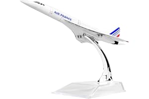 LESES Diecast Plane Model 1:400 Scale FRANCEF-BVFB Concorde Airplane Model for Decoration or Gift