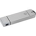 Kingston IronKey S1000 Encrypted USB Flash Drive 8GB On-Device Cryptochip and FIPS 140-2 Level 3 Certified-IKS1000B/8GB