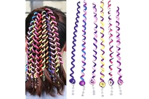 ZEVONDA Women Girl Hair Braider - Hair Styling Twister Clip Elastic Hair Rope Hair Braiders Tool Hair DIY Accessories 6 PCS/Set