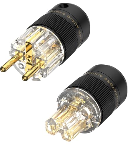 Brollitest HiFi End High Cavo Di Alimentazione Placcato Oro Puro - Foto 2