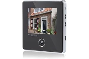 Garsent Digitaler Türspion,SN-DDS 3 Millionen Ultra-High-Definition-Pixel 120-Grad-Betrachtungswinkel 3MP Nachtsicht-Zutrittskontrollkamera mit LCD-Display