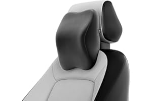 Frido Ultimate Car Neck Rest Pillow | Ultrasoft Pillow for Comfortable Car Rides | Superior Neck Support Cushion | Relieves Neck Pain | Hi-Per Foam Head Rest Pillow with Washable Velvet Cover | Black