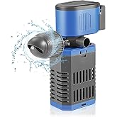 SOUSLOW 8W Internal Aquarium Filter with 900L/H Flow for Clean Water, Adjustable Air Flow, Low Noise and Quiet