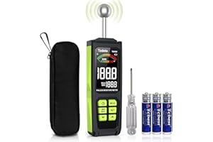 Medidor de humedad, medidor de humedad paredes Tadeto con pantalla LCD HD de 3", profundidad de análisis de 20-40 mm para madera, pared, hormigón, ladrillo y materiales de construcción