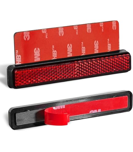 Kit Catarifrangente Con Staffa Per Portatarga Rizoma - EE141H - Foto 4