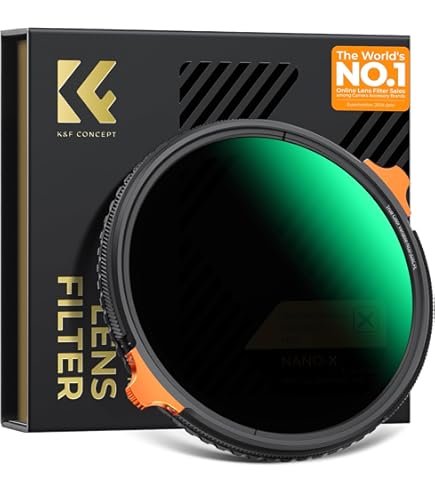 Zeer goed gemaakt, variabel instelbaar ND-filter (diafragma 1,5 -10 Zeer goed gemaakt, variabel instelbaar ND-filter (diafragma 1,5 -10
