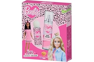 CHRISTINE ARBEL Coffret cadeau parfum enfant GIRL eau de toilette + brume senteur coco-vanille-fleurs blanches Fabriquée en France Barbie™ @2025 Mattel.