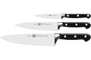 ZWILLING Professional S - Set di 3 coltelli, Acciaio Inossidabile