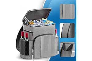 REFORUNG Zaino Porta Pranzo Termico,Zaino Refrigerante,Zaino Trekking Termico da 30 L,Borsa Termica a Zaino,Zaino con Borsa Frigo,Zainetto Porta Pranzo per Campeggio, Spiaggia, Attività all'Aperto