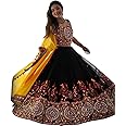 Futra Gabha Womens Indian Lehenga Choli Set | Traditional Mirror Work Lehenga Choli and Dupatta | Gujrati Lehenga Set