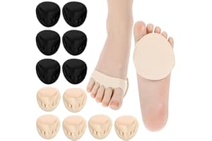 Ptwola 6 Paar Mittelfußpolster Komfortables atmungsaktivem feet bcn im Vorfußbereich Weichem Fußüberzug Polsterung Ballenpolster Schmerzlinderung zur Schmerz Druckentlastung für Damen Herren