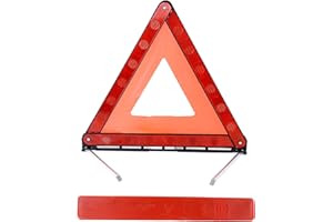 ROSYLEVE Avvertimento Triangolo Auto, con Scatola di Stoccaggio Triangolo Pieghevole Accessori Auto Triangolo di Rottura Triangolo Auto Triangolo per Incidente, Rotture