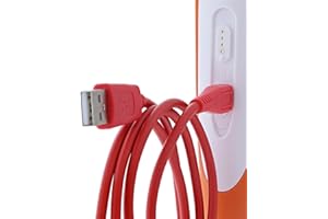 foto-kontor Ersatzkabel kompatibel mit Ravensburger TipToi Stift Eingabestift Generation 4 USB rot Verbindungskabel Ladekabel Datenkabel für Laden Synchronisieren Datenübertragung