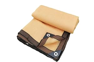 BNDDUP Filet D'ombrage Bache pour Pergola 4×5m Filet Anti Chaleur Extérieur Beige avec œillets Taux d'ombrage de 85%, pour Serre Jardin Couverture Potager Terrasse