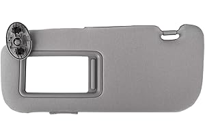 AJQBRMB Visiera Per Auto Per Toyota Per Auris Per Corolla 2007-2010 2011 2012 2013 Visiera Parasole Per Interni Auto Con Parasole A Specchio Lato Sinistro Destro Alette Parasole Interna(Grey Left)