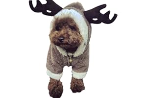 BAO CORE Warmer Hundemantel Weihnachten Verkleidung Cosplay Kostüme Pullover Pulli Weste Hoodie Wintermantel für Hund und Katze viele Größe