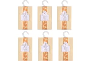 Vesaneae 6 sztuk torebek zapachowych, torebki zapachowe, odświeżacze powietrza, dezodorant do szafy, naturalny zapach, saszetki do szafy, samochodu, szuflad, szafek, 6 sztuk