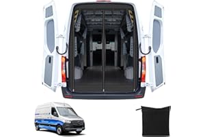 HOIIME Zanzariera Insect Netting Mesh per Mercedes Sprinter compatibile con furgoni e RV (portellone posteriore)