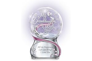 The Bradford Exchange 'My Granddaughter, I Wish You' Glitter Globe