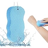 URAQT Spugna da Bagno 3D, Spugna Bagno Bambini Super Morbida, Esfoliante per Spa Spugna per Rimuovere la Pelle Morta, per Don