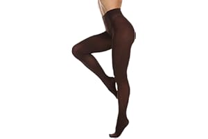 Frola Tights for Women 80 Denier Semi Opaque Solid Color Footed Pantyhose Ladies Tights