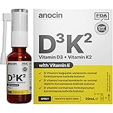 anocin Vitamin D3 K2 Vitamin E, 1000 Iu 2m Mcg Drop 20 ml D3 K2 Vitamin D3k2