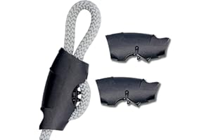 ‎TOLDORO Toldoro Seilklemme Super Sharky 2 Stück 8mm / Klemmen zur Befestigung von Seilen und Tauwerk für Sonnensegel oder Segelboote/Tauwerkklemme aus Kunststoff für schnelle Befestigung