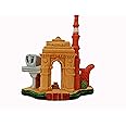the monument shop India Gate Qutub Minar and Delhi Metro Polyresin Fridge Magnet Trio Monument of India 3D Fridge Magnet