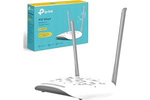 TP-Link TL-WA801N 300 Mbps Wireless N Access Point, Passive PoE Power Injector, Supports Multiple Operation Modes Access Point, Multi-SSID, Client, and Range Extender Modes, 10/100M Ethernet Port