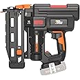 WORX WX841.9 20V Cordless 16 Gauge Finish Nailer Nail Gun, Air Impact Technology, Brushless Motor - Tool Only