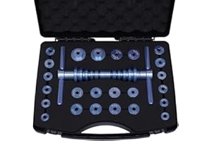 AOOUNGM Ensemble de presse pour roulements de vélo, outil de montage de moyeux en acier, ensemble de presse pour roulement intérieur de vélo, outil de montage de moyeux VTT pour différentes tailles de