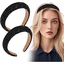 CHSYOO Lot de 3 bandeaux sirène à paillettes double face rembourré avec CHSYOO Lot de 3 bandeaux sirène à paillettes double face rembourré avec