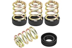 Braveboy 4 Pack 283516 Compression SEAT Spring Kit with 4 Cap(422127-4) for Jo-hnDeere Grass-Hopper Mowers Part 1688050 XD 1687915 XD 1696777
