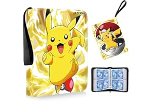 JATERWI Trading Card Album for Scrapbook Cards, Books for Cards, 55 Pages, 440 Cards Capacity, High Quality Waterproof PU Leather Card Collection Scrapbook