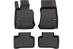 M MOTOS Tapis de sol caoutchouc pour Mercedes GLC X253 2015-2022 Améliorez Votre Confort de Voyage avec Le tapis noir antidérapant Auto 3D- tapis voiture Tous Temps pour Voiture, Protection Contre les