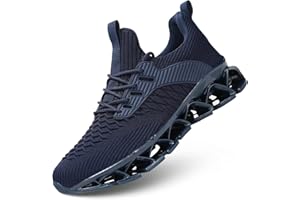 KEEZMZ Men's Slip on Walking Running Shoes Blade Tennis Casual Fashion Sneakers Comfort Non Slip Work Sport Athletic Trainer