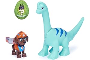 SPINMASTER, for Kids Aged 3 And Up Paw Patrol, Dino Rescue Zuma e Dinosaur Action Figure Set per Bambini dai 3 Anni in su, Colore Black, 6060182