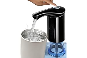 REDSACK 【Highest-Output】Water Dispenser for 5 Gallon Jug, Electric USB C Water Pump Bottle Whisper-Quiet,Portable Automatic Drinking Jug Pump Rechargeable for Home Office RV Travel Camping