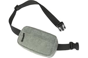 Jiliyote Bauchtasche Cord Damen klein Gürteltasche Cord 3 Fächer Bauchtaschen Damen Cord Bum Bags Brusttaschen Outdoor Sport Reise Fahrrad Fanny Pack für Damen Jungen Teenager Sportlich