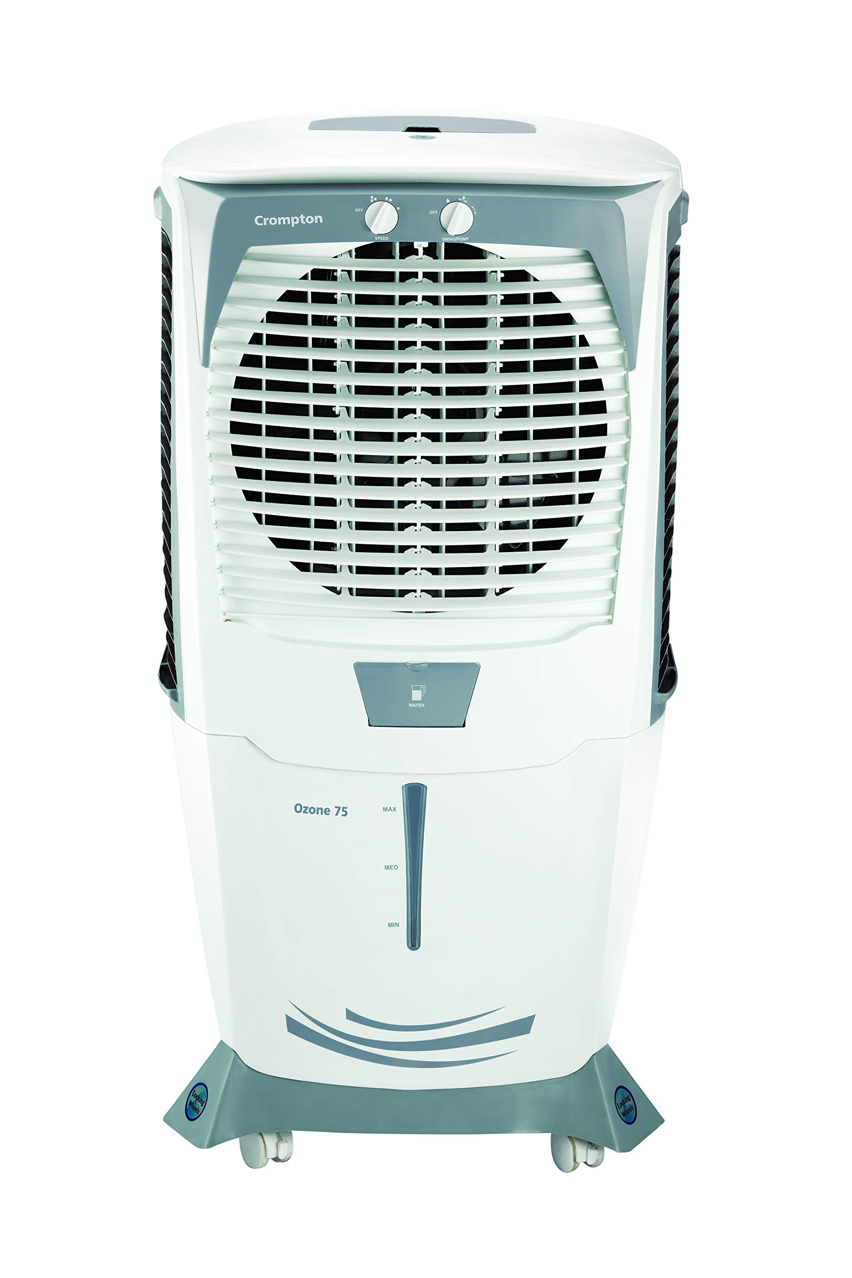 Crompton Ozone 75 Litres Desert Air Cooler for home | Large & Easy Clean Ice Chamber | 4-Way Air Deflection | High Density Honeycomb Pads | Everlast Pump | Auto Fill - Image 3