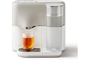 ‎AVOURY Avoury One Teemaschine – Premium Kapsel-Teebereiter mit innovativer Brühkammer, automatischer Temperaturregelung, für perfekten Teegenuss, modernes Design (Silver White, ohne Bundle)