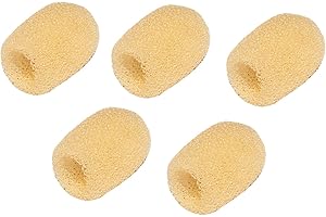 5er Set deetech WS-15s Headset Windschutz für Headsetmikrofone Ø 5-7mm Hautfarbe