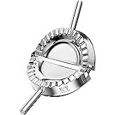 KAYCROWN Stainless Steel Ravioli Mold Pierogi Press Pierogi Dumpling Maker Wrapping Baking Dough Cutter Kitchen Utensils, X-L