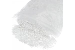 sourcing map Chopped Fiberglass Strands 3mm Length Anti-Cracking Glass Fibers for Cement Mix for Building Walls Garden Floor 1LB